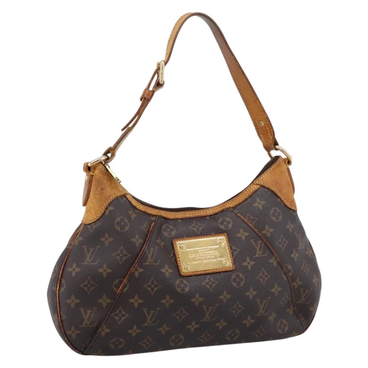 LOUIS VUITTON Monogram Thames GM Shoulder Bag M56383 LV Auth 203280