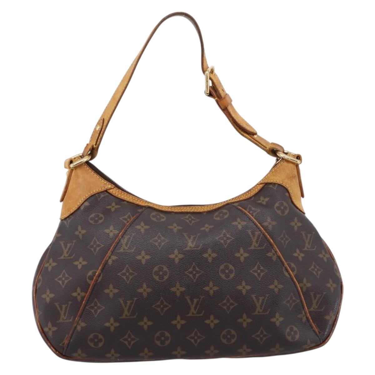 LOUIS VUITTON Monogram Thames GM Shoulder Bag M56383 LV Auth 203280