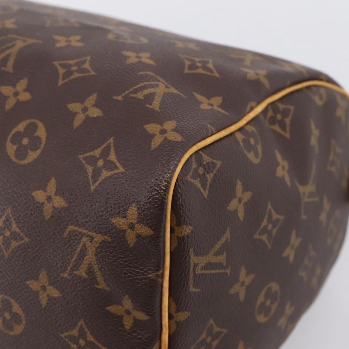 LOUIS VUITTON Monogram Speedy 30 Hand Bag M41526 LV Auth 203284