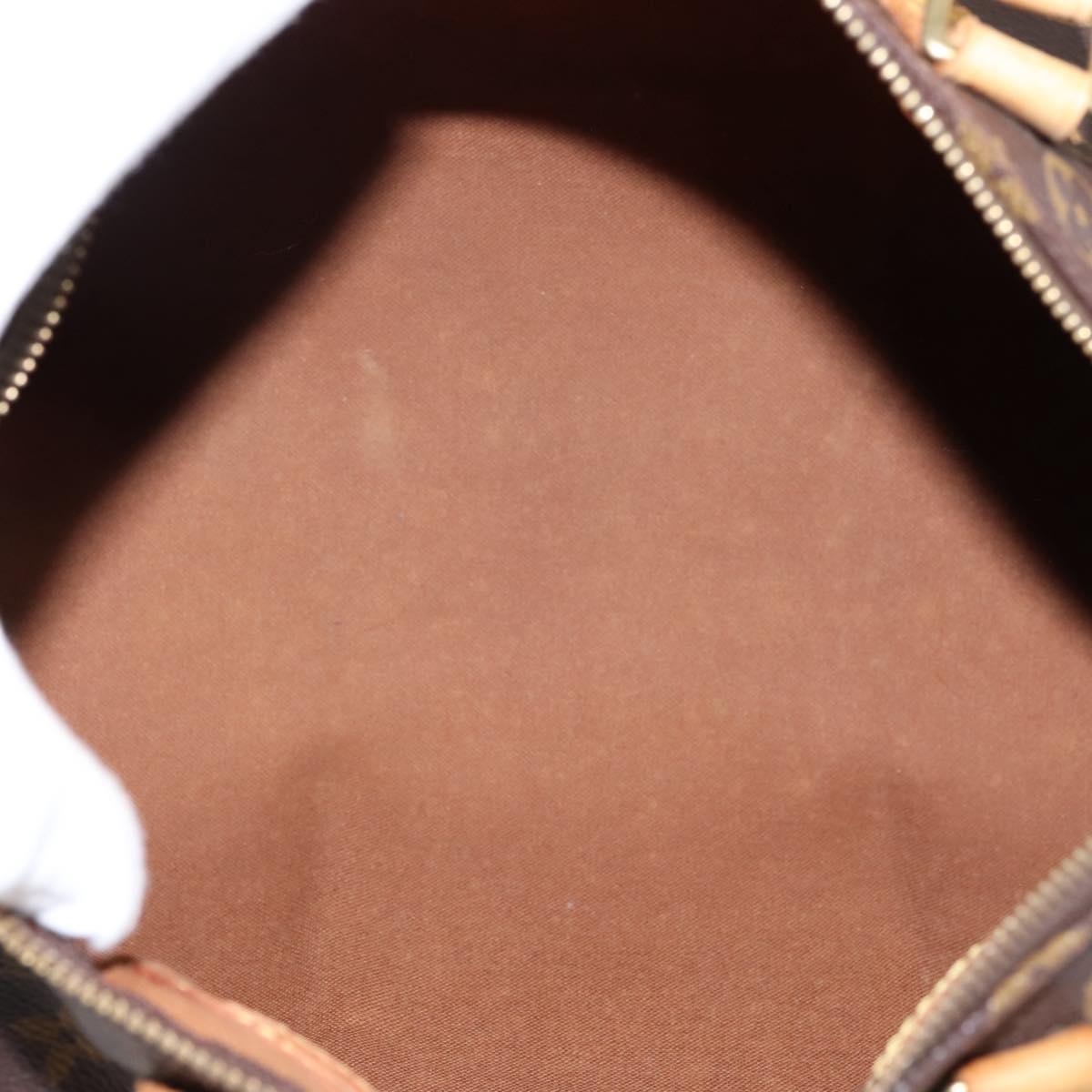 LOUIS VUITTON Monogram Speedy 30 Hand Bag M41526 LV Auth 203284