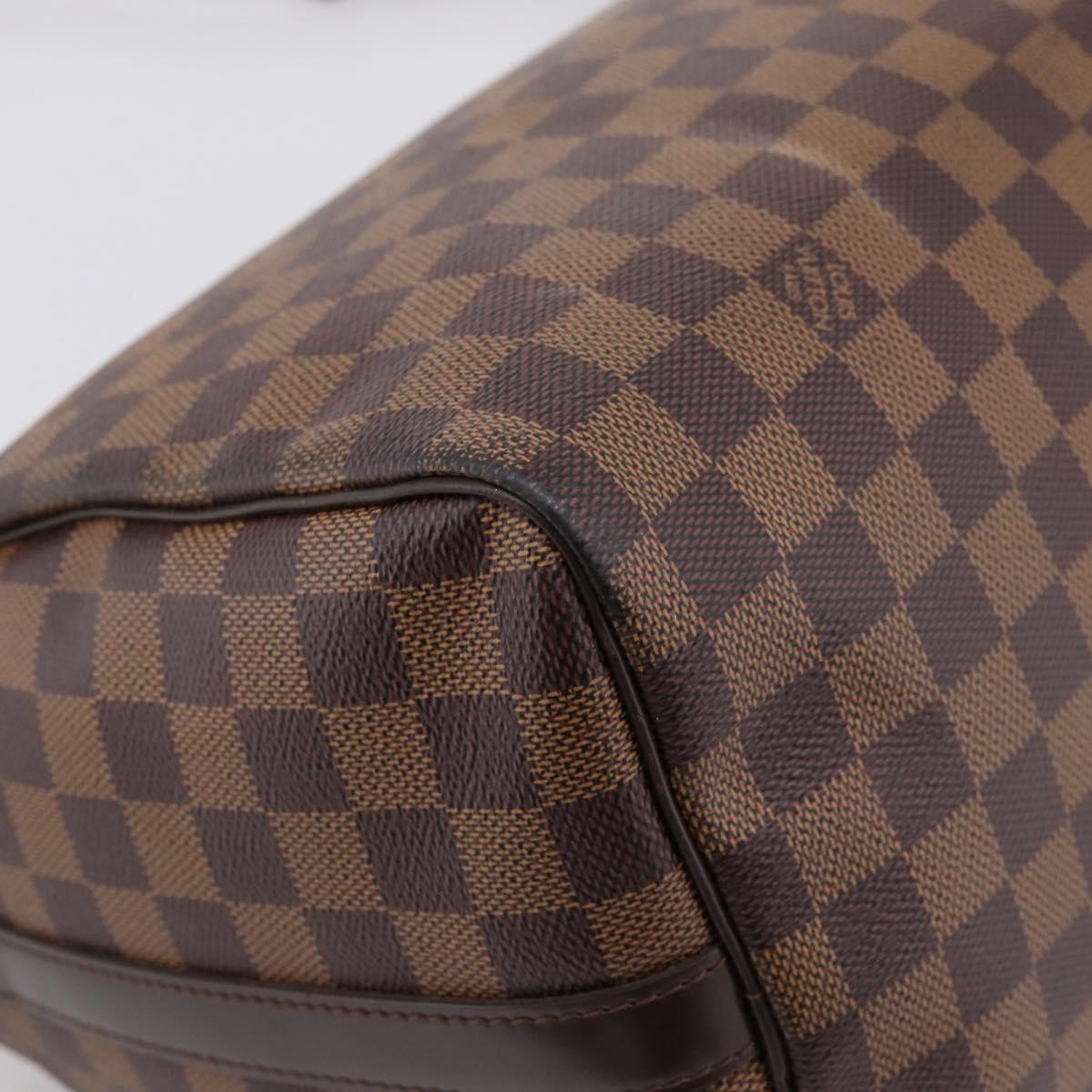 LOUIS VUITTON Damier Ebene Speedy Bandouliere30 Hand Bag N41367 LV Auth 203285V