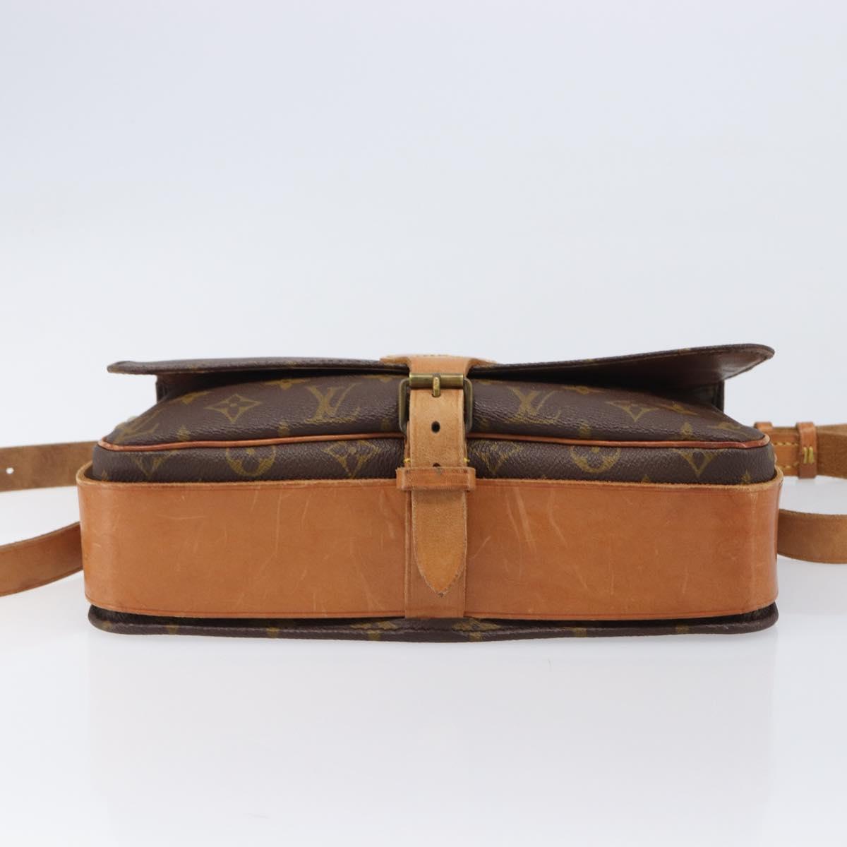 LOUIS VUITTON Monogram Cartouchiere GM Shoulder Bag M51252 LV Auth 203287A