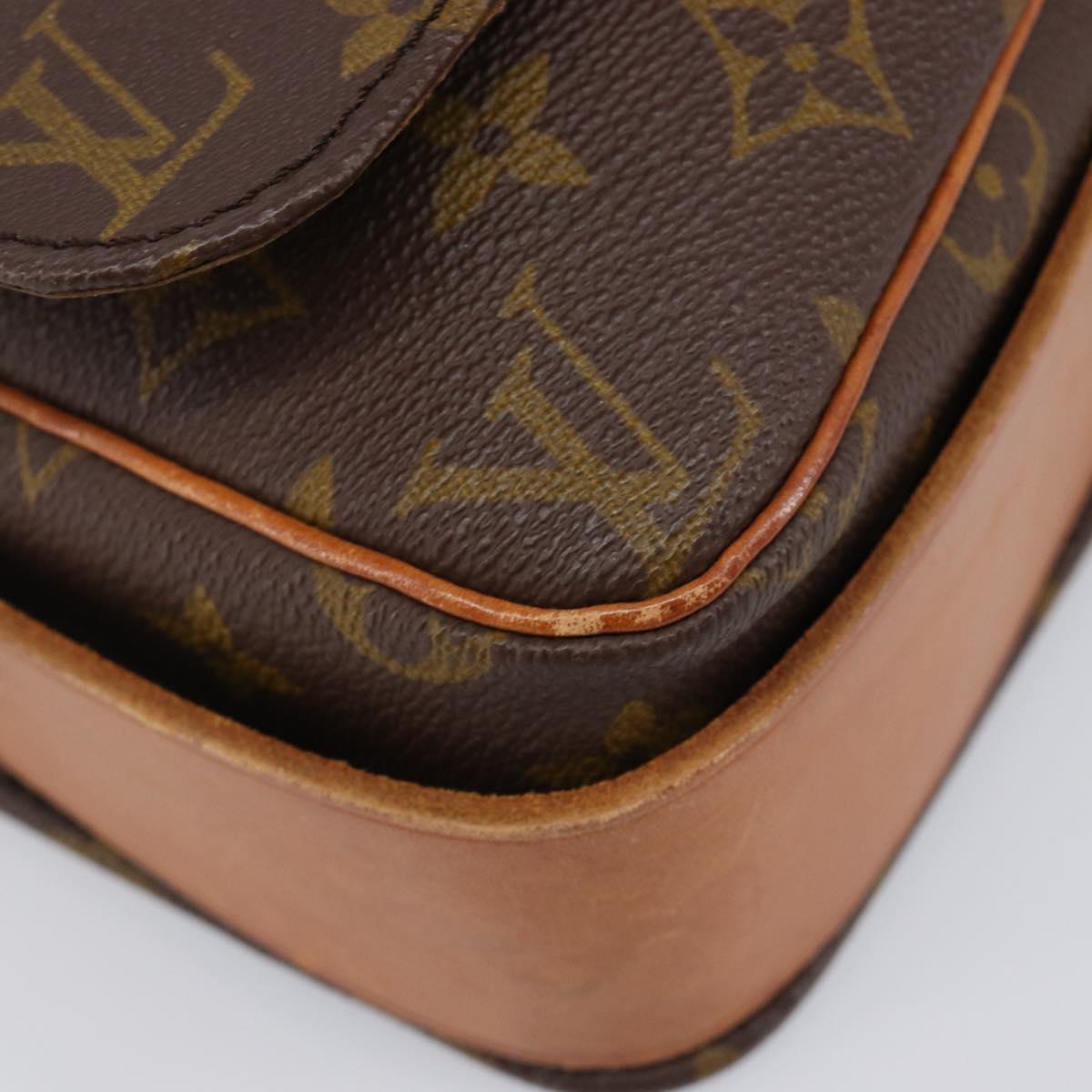 LOUIS VUITTON Monogram Cartouchiere GM Shoulder Bag M51252 LV Auth 203287A
