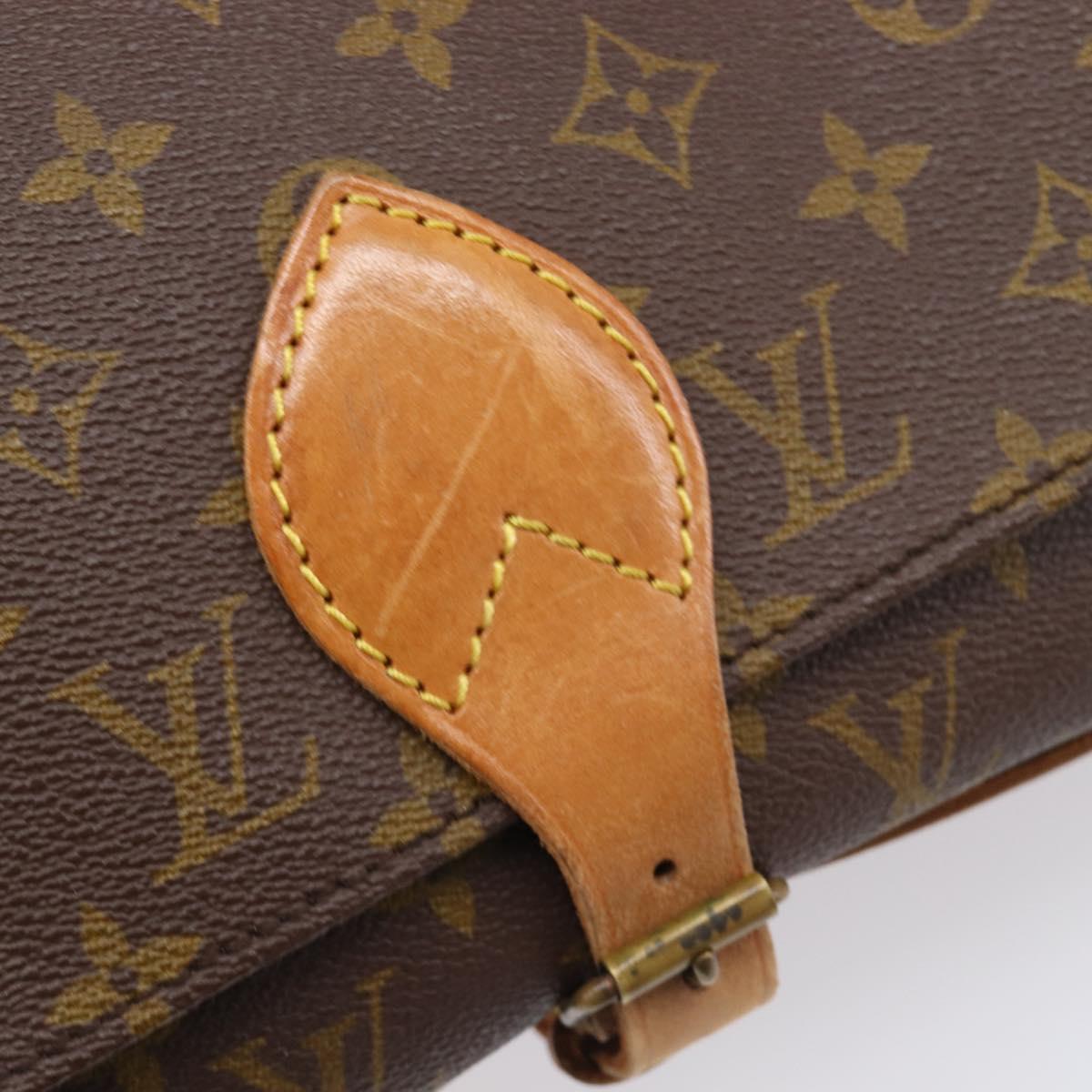 LOUIS VUITTON Monogram Cartouchiere GM Shoulder Bag M51252 LV Auth 203287A