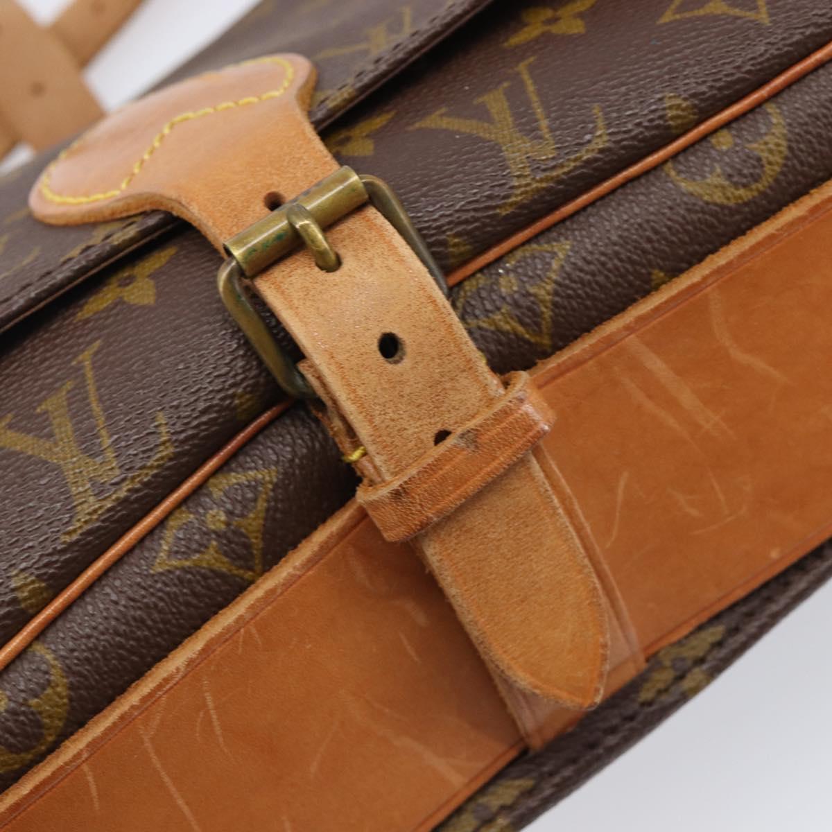 LOUIS VUITTON Monogram Cartouchiere GM Shoulder Bag M51252 LV Auth 203287A
