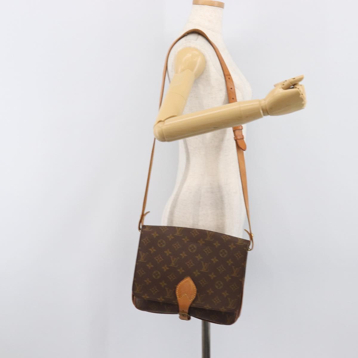 LOUIS VUITTON Monogram Cartouchiere GM Shoulder Bag M51252 LV Auth 203287A