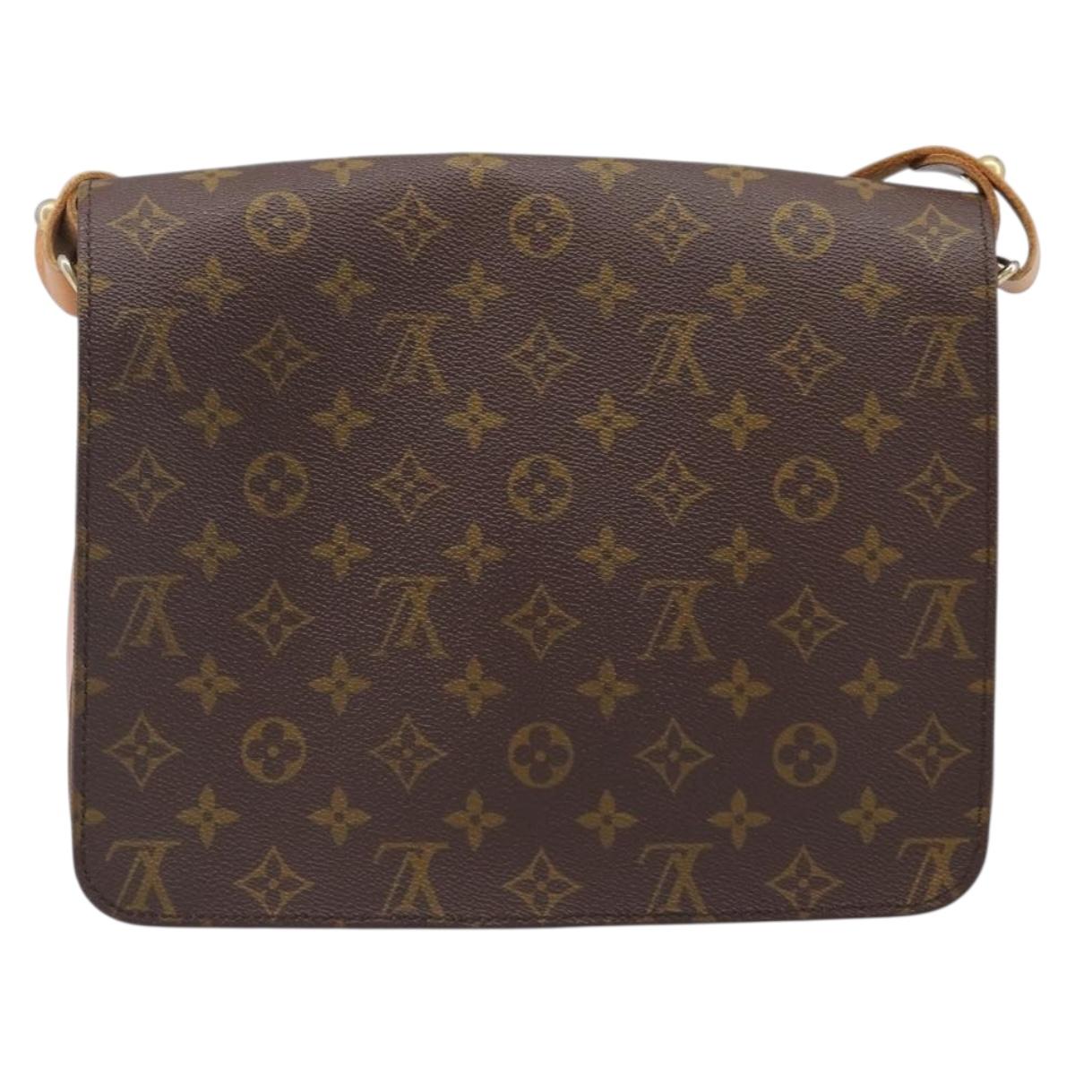 LOUIS VUITTON Monogram Cartouchiere GM Shoulder Bag M51252 LV Auth 203287A