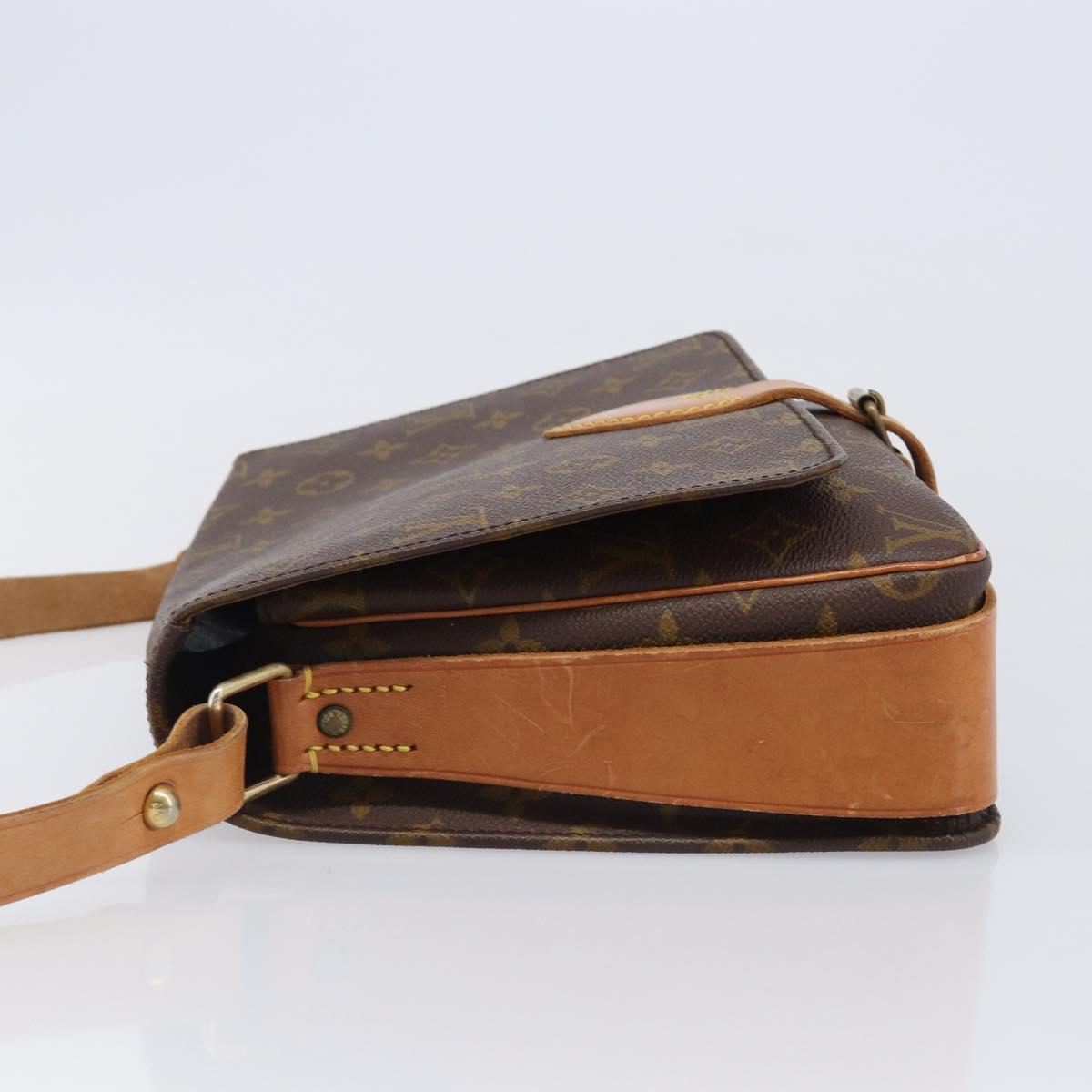 LOUIS VUITTON Monogram Cartouchiere GM Shoulder Bag M51252 LV Auth 203287A