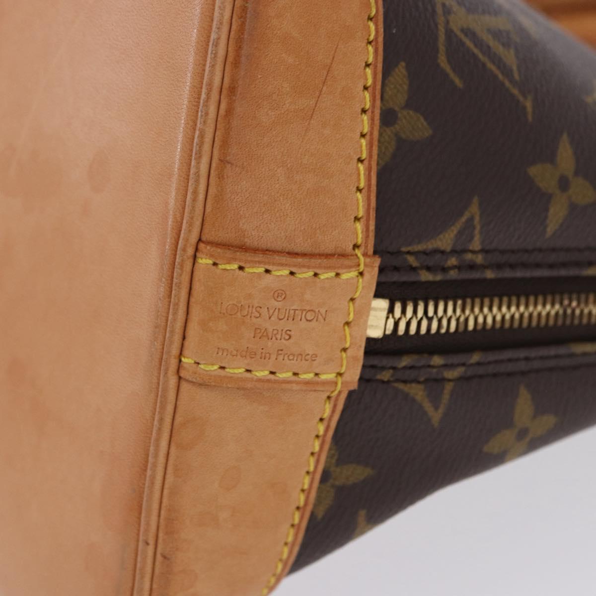 LOUIS VUITTON Monogram Alma Hand Bag M51130 LV Auth 203288V