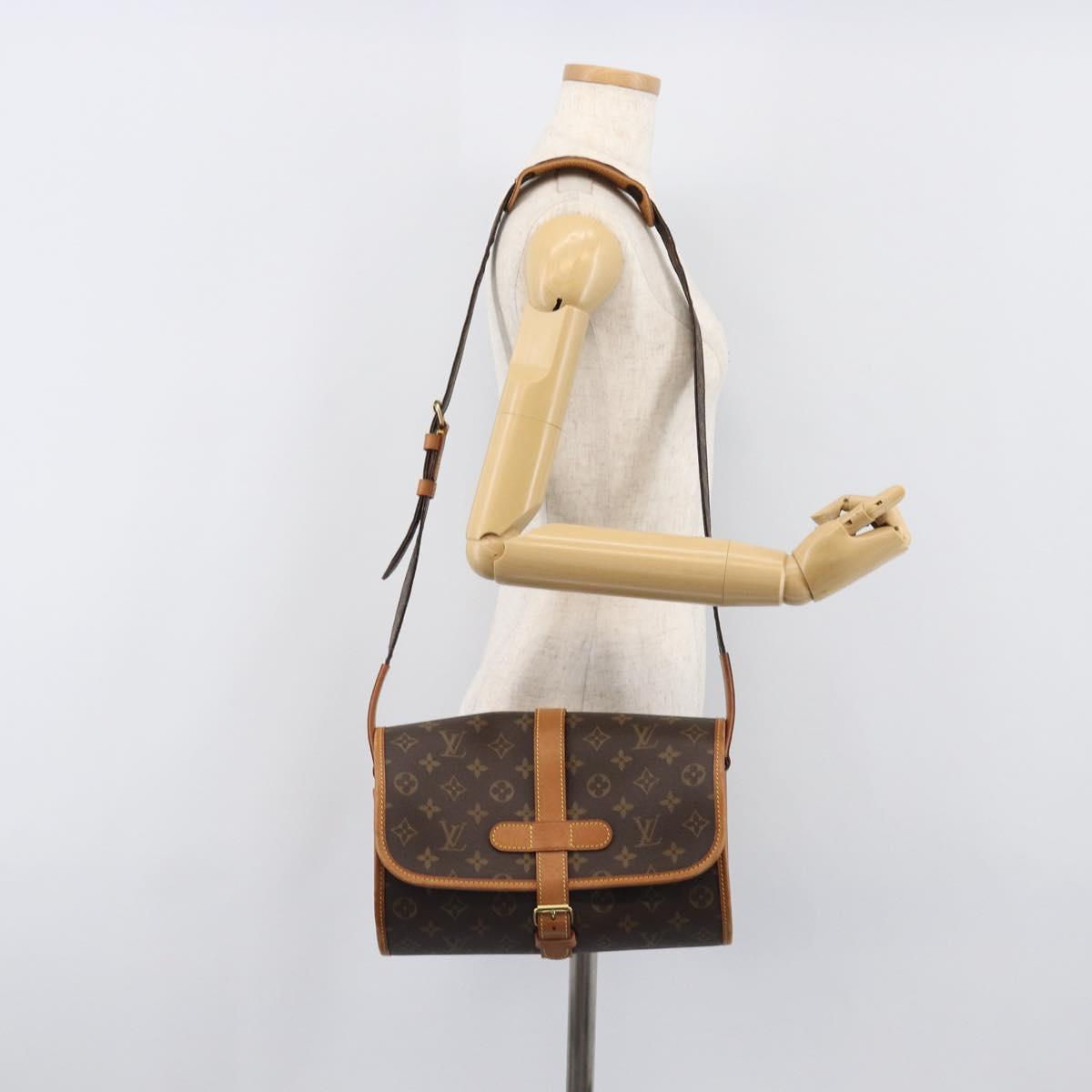 LOUIS VUITTON Monogram Marne Shoulder Bag M51369 LV Auth 203289A