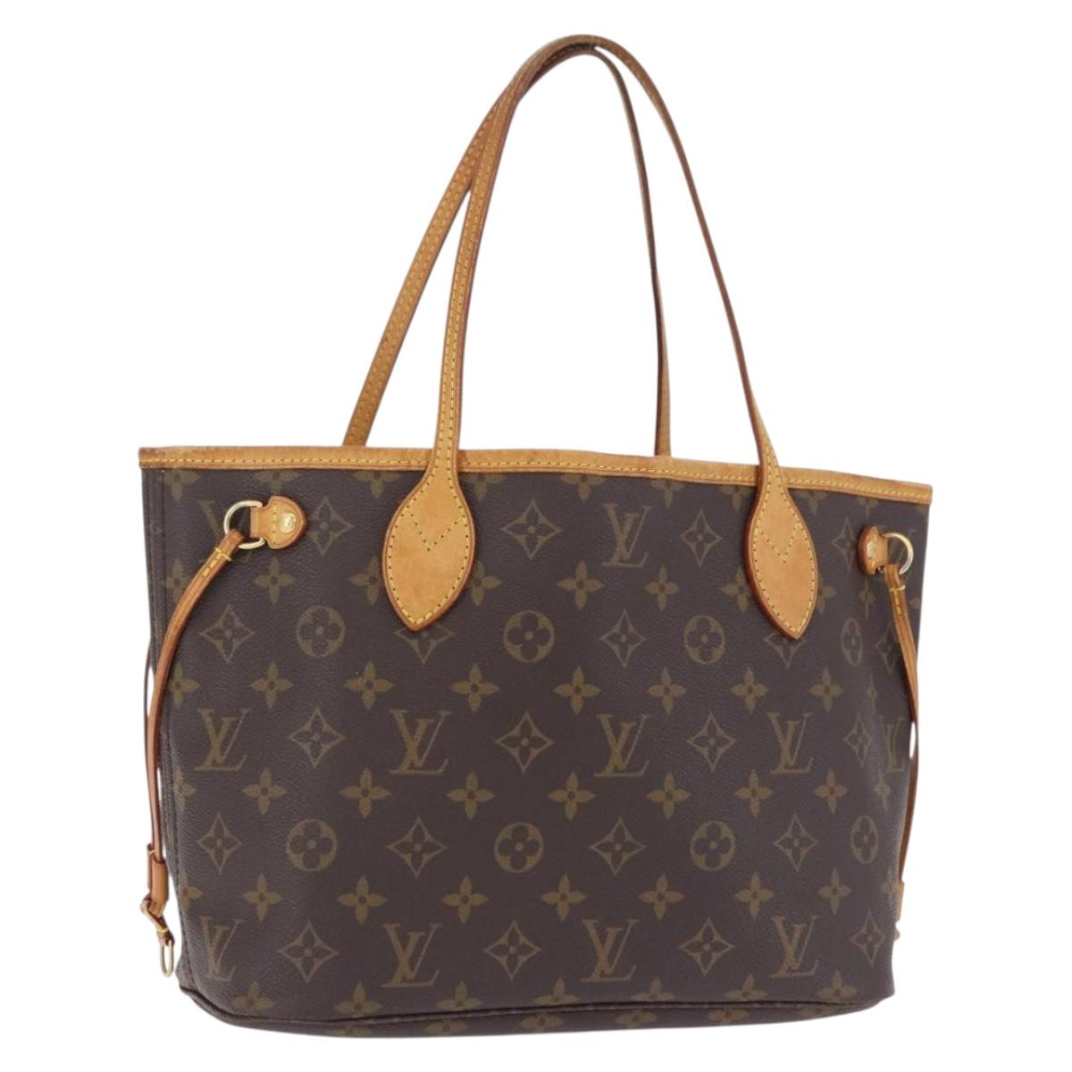 LOUIS VUITTON Monogram Neverfull PM Tote Bag M40155 LV Auth 203291A