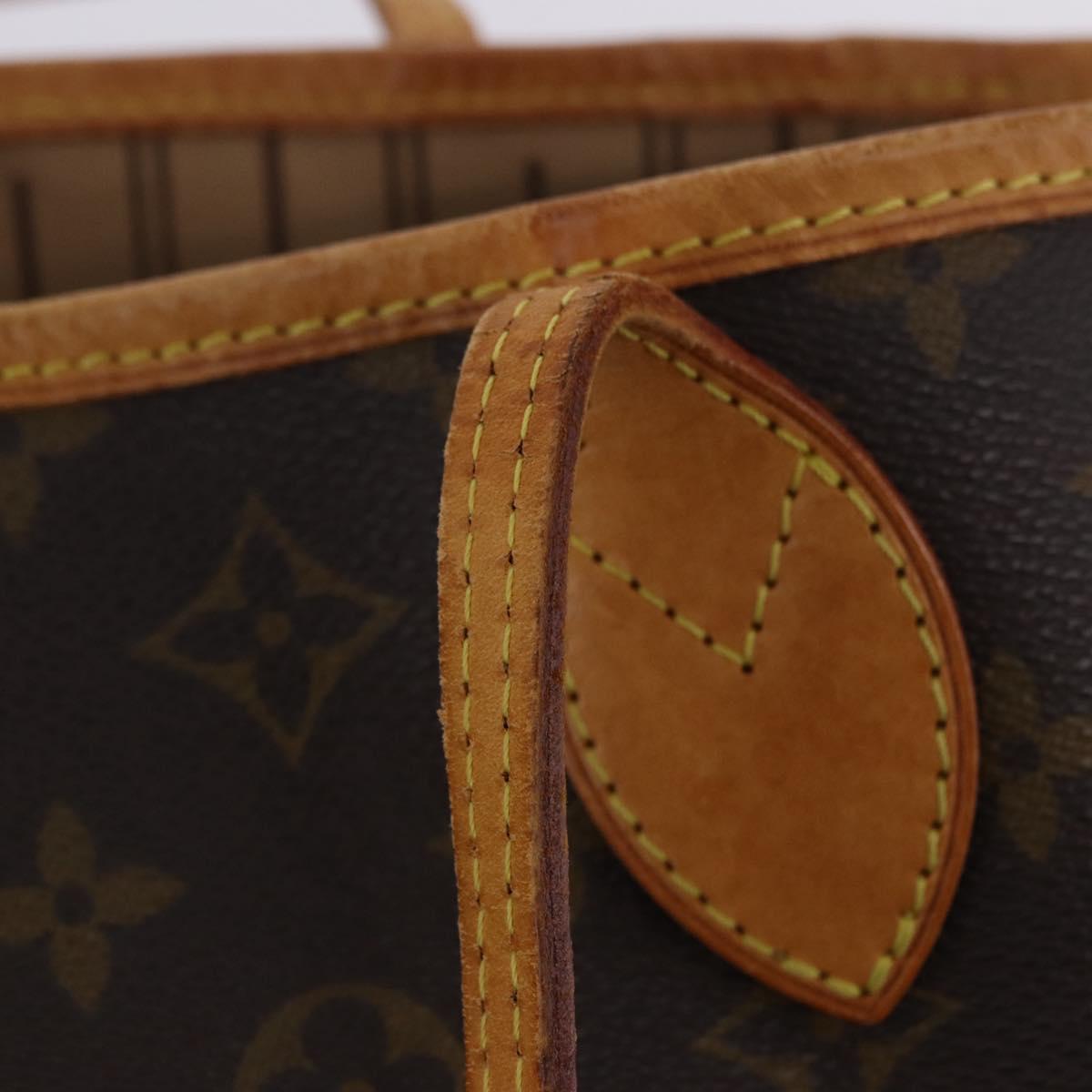 LOUIS VUITTON Monogram Neverfull PM Tote Bag M40155 LV Auth 203291A