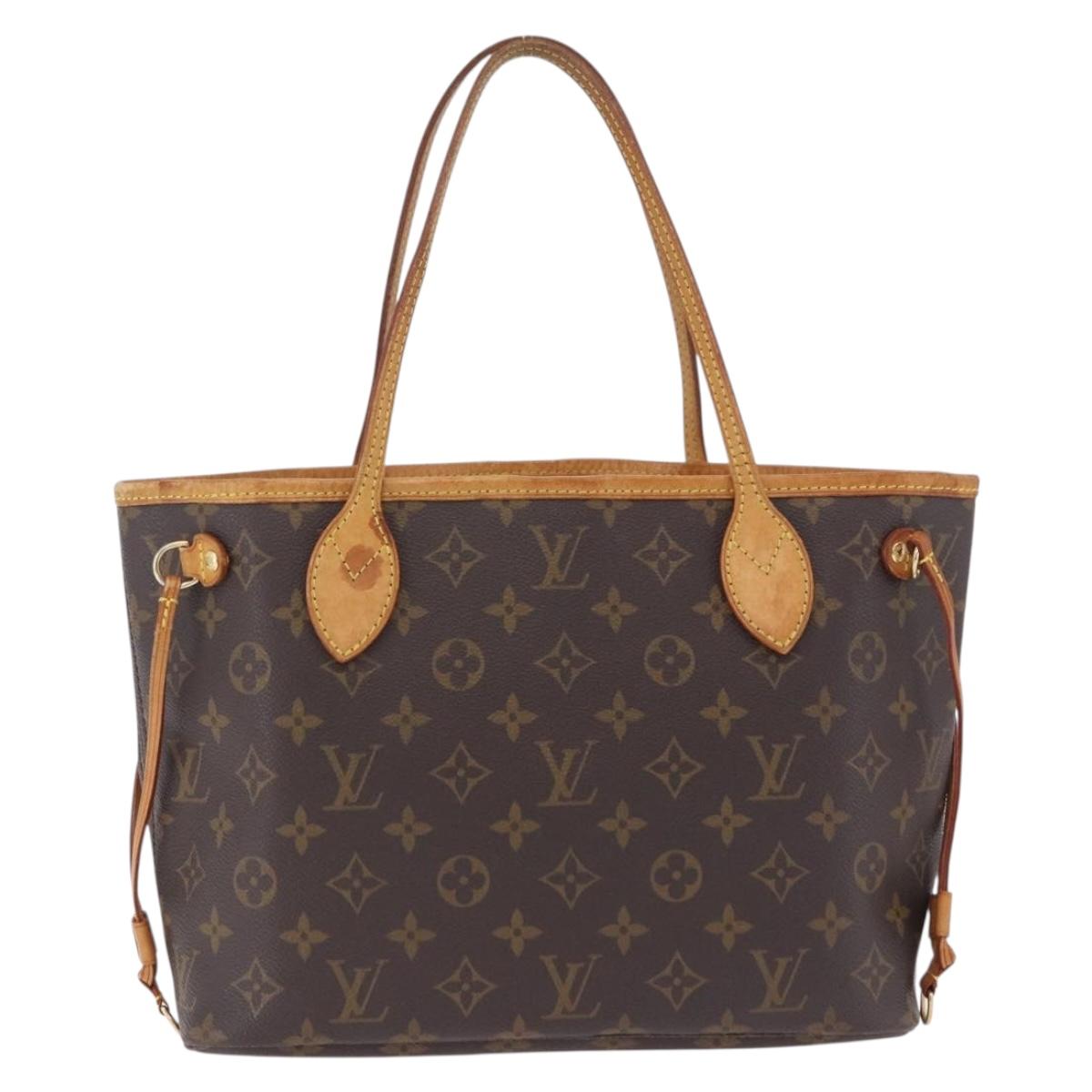 LOUIS VUITTON Monogram Neverfull PM Tote Bag M40155 LV Auth 203291A