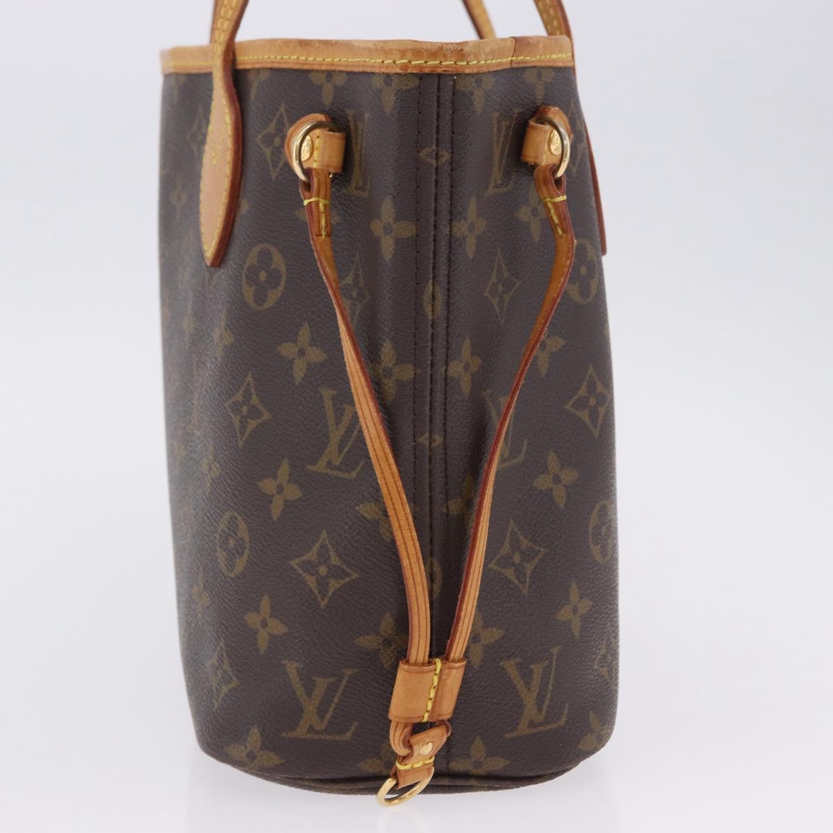LOUIS VUITTON Monogram Neverfull PM Tote Bag M40155 LV Auth 203291A