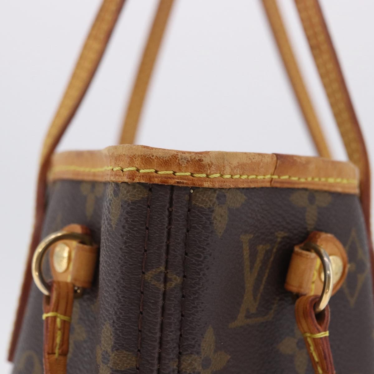 LOUIS VUITTON Monogram Neverfull PM Tote Bag M40155 LV Auth 203291A