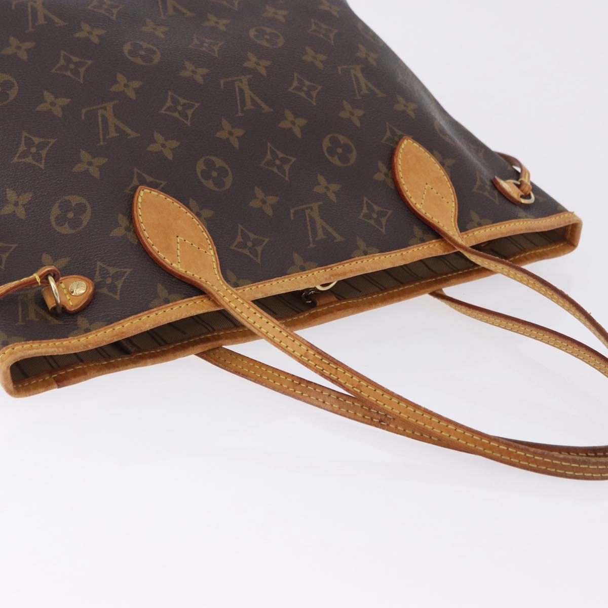 LOUIS VUITTON Monogram Neverfull PM Tote Bag M40155 LV Auth 203291A