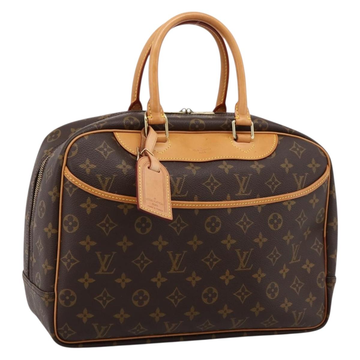 LOUIS VUITTON Monogram Deauville Hand Bag M47270 LV Auth 203292V