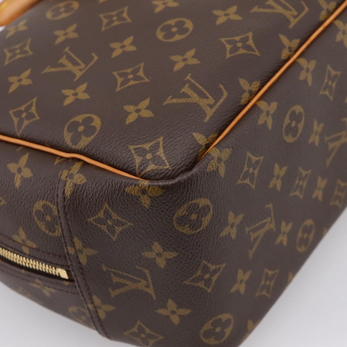 LOUIS VUITTON Monogram Deauville Hand Bag M47270 LV Auth 203292V