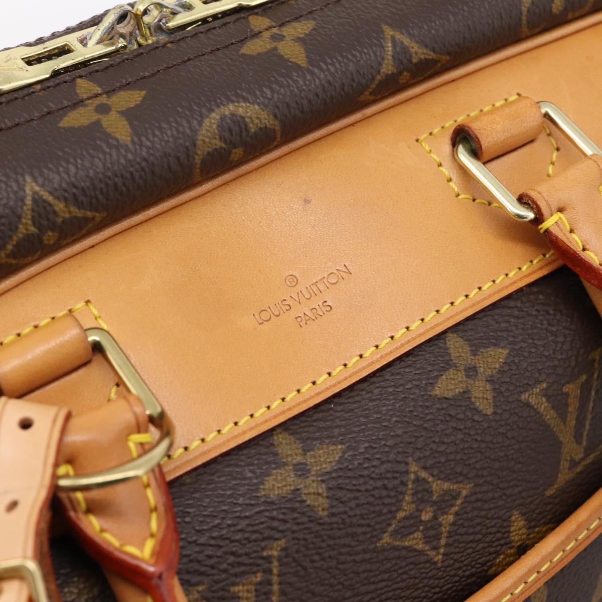 LOUIS VUITTON Monogram Deauville Hand Bag M47270 LV Auth 203292V