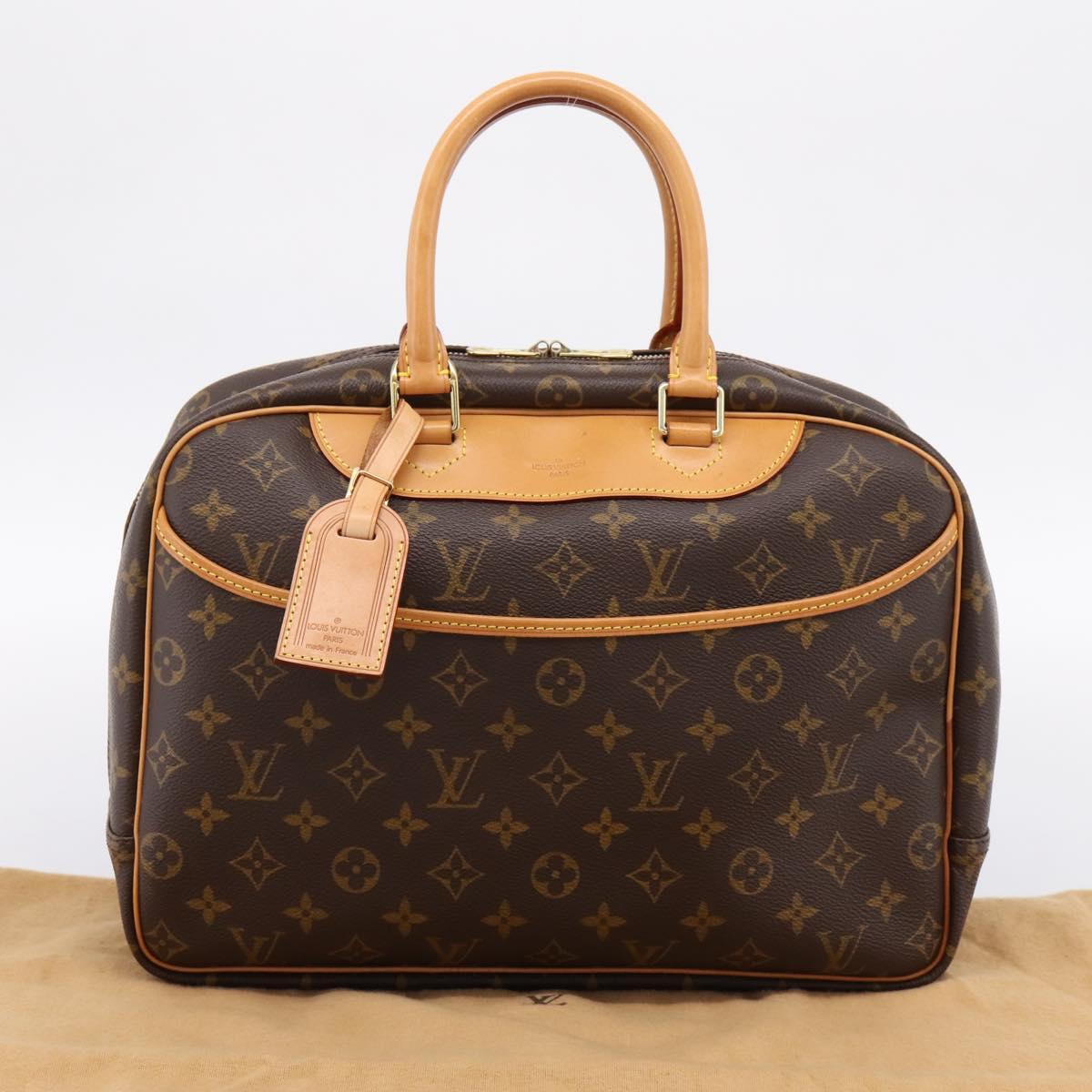 LOUIS VUITTON Monogram Deauville Hand Bag M47270 LV Auth 203292V