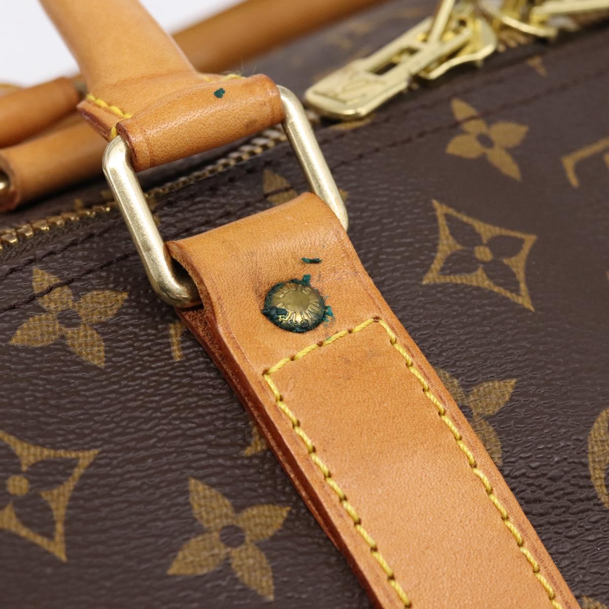 LOUIS VUITTON Monogram Keepall Bandouliere 60 Boston Bag M41412 LV Auth 203294V