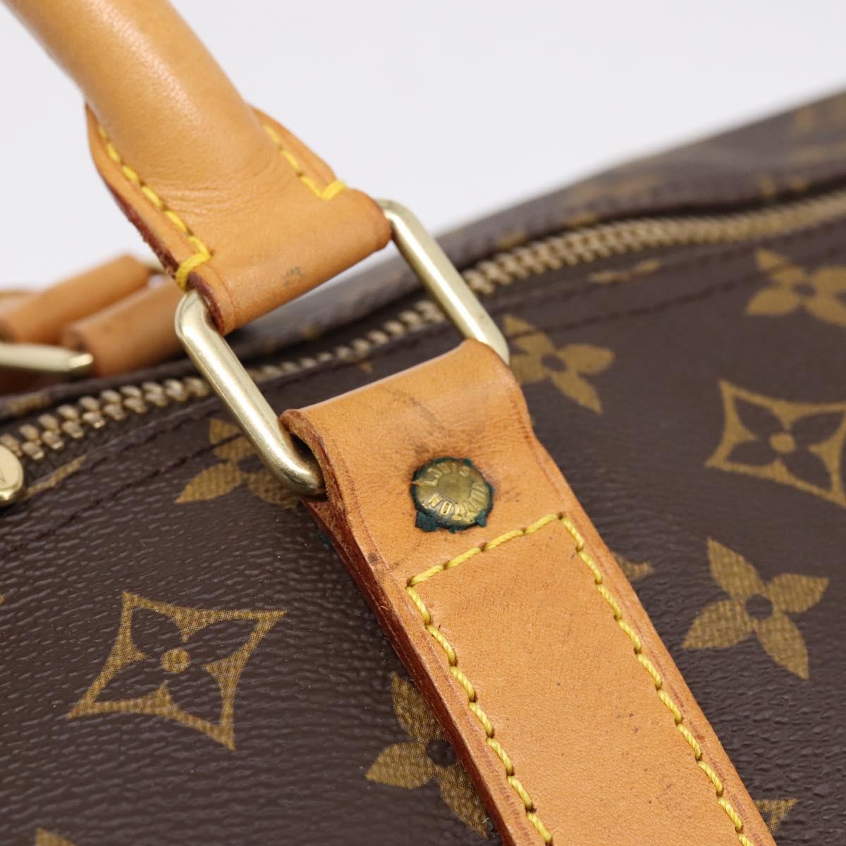 LOUIS VUITTON Monogram Keepall Bandouliere 60 Boston Bag M41412 LV Auth 203294V