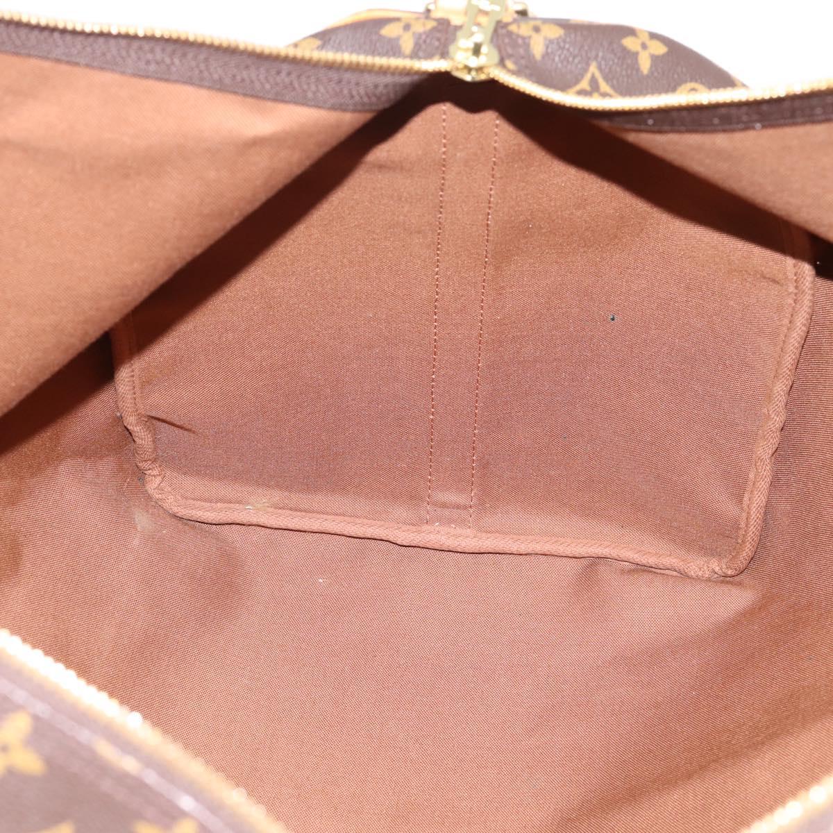 LOUIS VUITTON Monogram Keepall Bandouliere 60 Boston Bag M41412 LV Auth 203294V