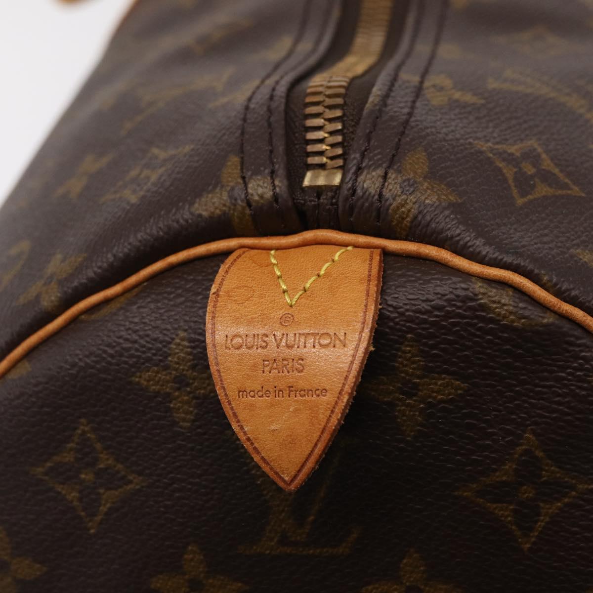 LOUIS VUITTON Monogram Keepall 60 Boston Bag M41422 LV Auth 203296A