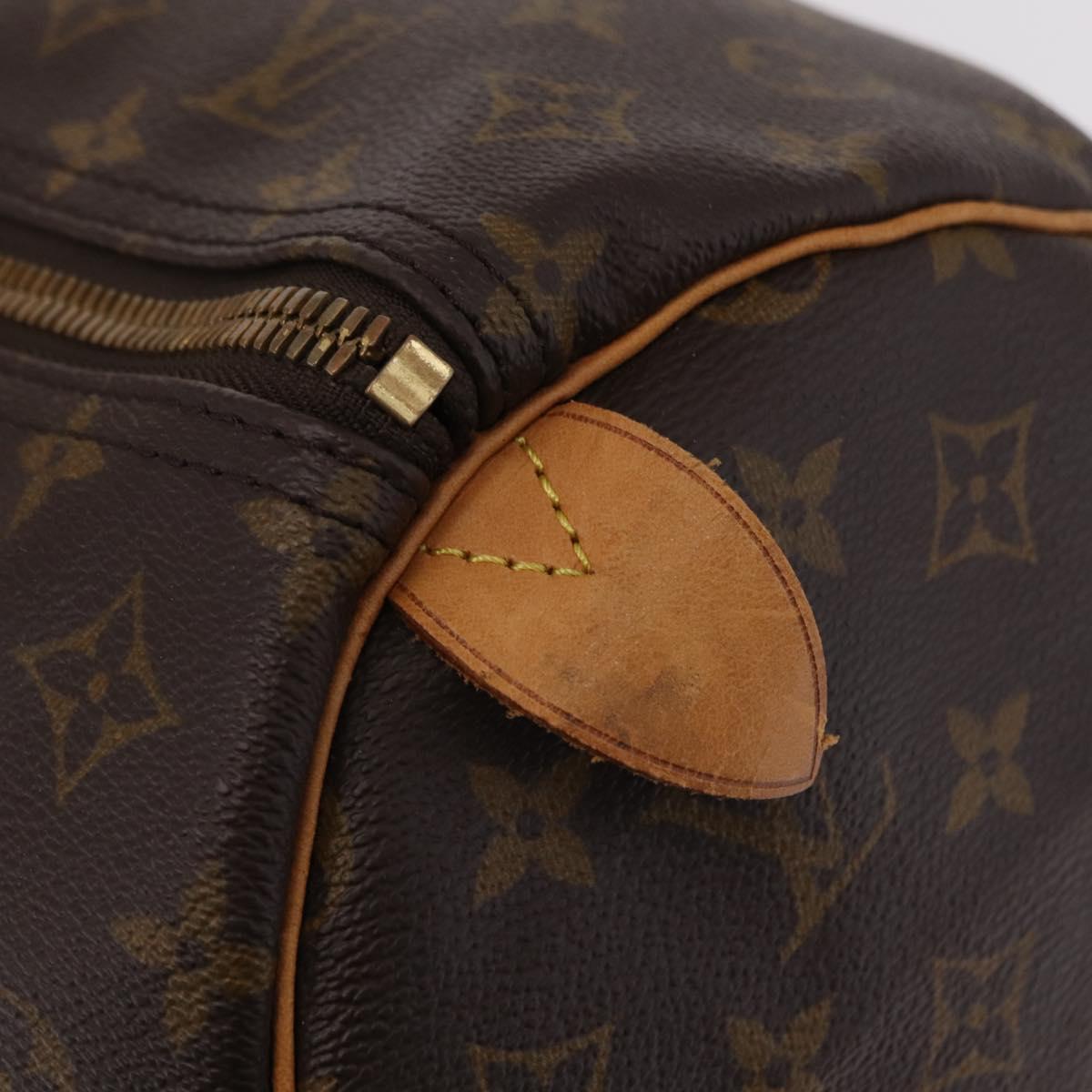 LOUIS VUITTON Monogram Keepall 60 Boston Bag M41422 LV Auth 203296A