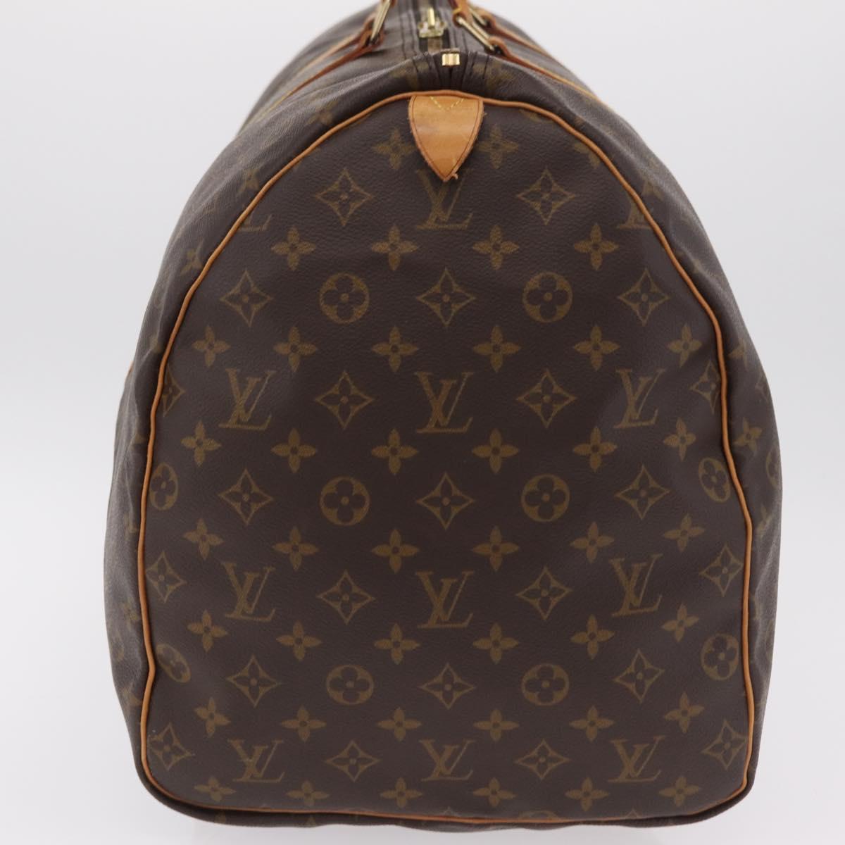 LOUIS VUITTON Monogram Keepall 60 Boston Bag M41422 LV Auth 203296A