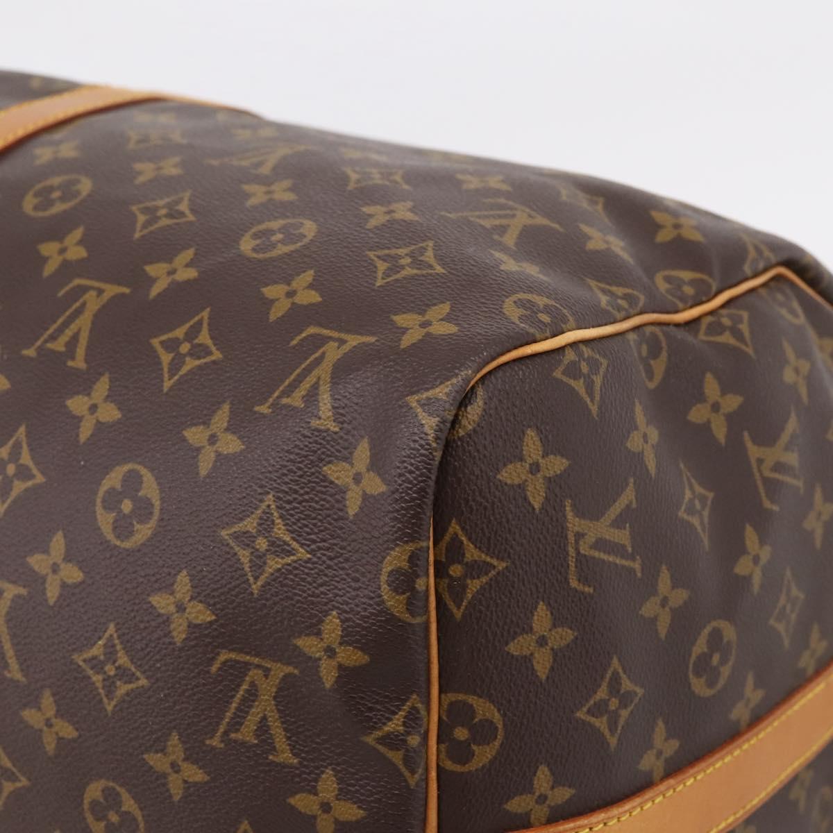 LOUIS VUITTON Monogram Keepall Bandouliere55 Boston Bag M41414 LV Auth 203297A