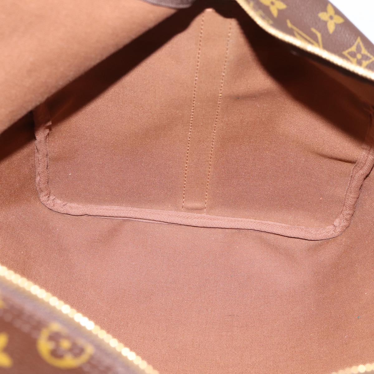 LOUIS VUITTON Monogram Keepall Bandouliere55 Boston Bag M41414 LV Auth 203297A