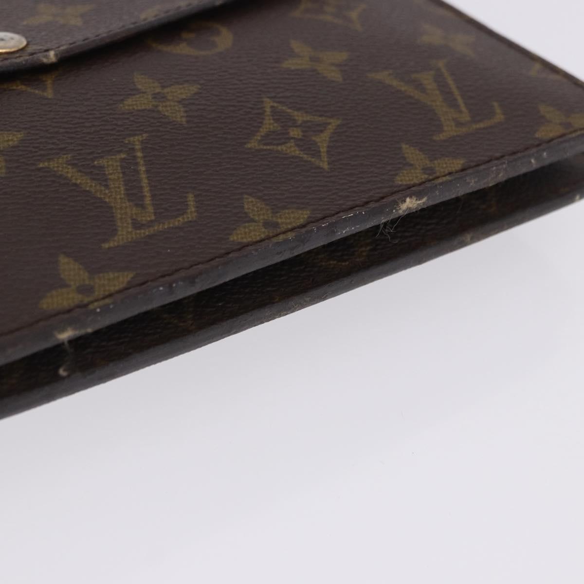 LOUIS VUITTON Monogram Double Rabat Shoulder Bag M51815 LV Auth 203299