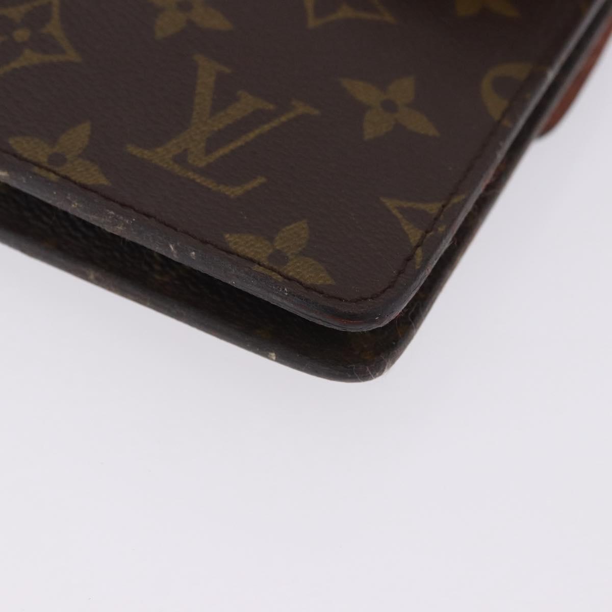 LOUIS VUITTON Monogram Double Rabat Shoulder Bag M51815 LV Auth 203299