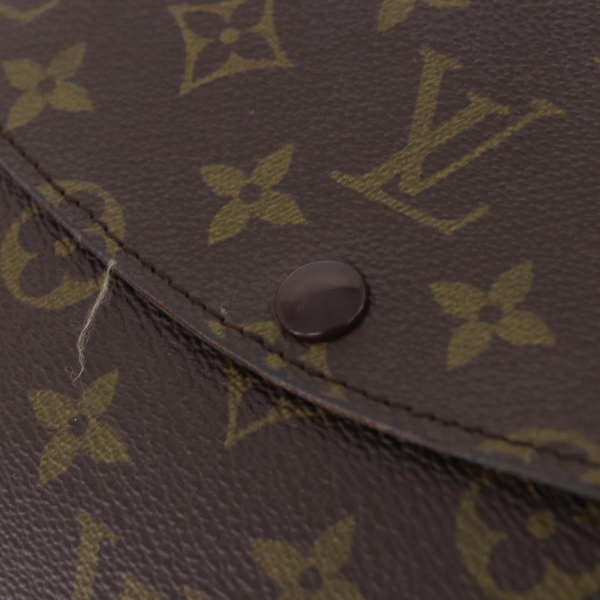 LOUIS VUITTON Monogram Double Rabat Shoulder Bag M51815 LV Auth 203299