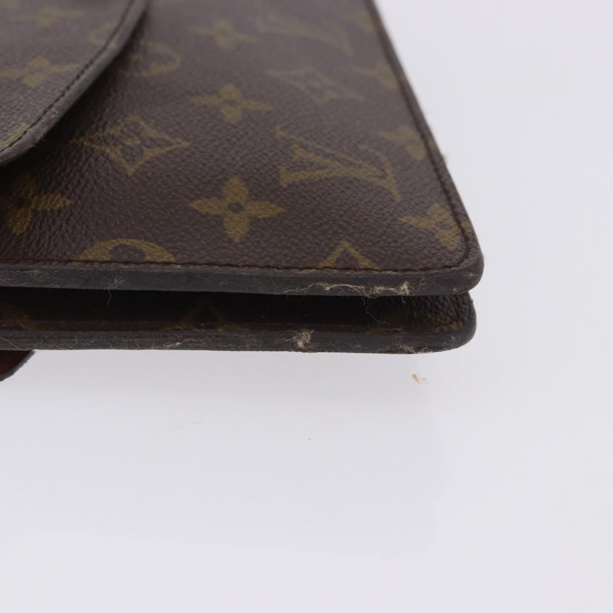 LOUIS VUITTON Monogram Double Rabat Shoulder Bag M51815 LV Auth 203299