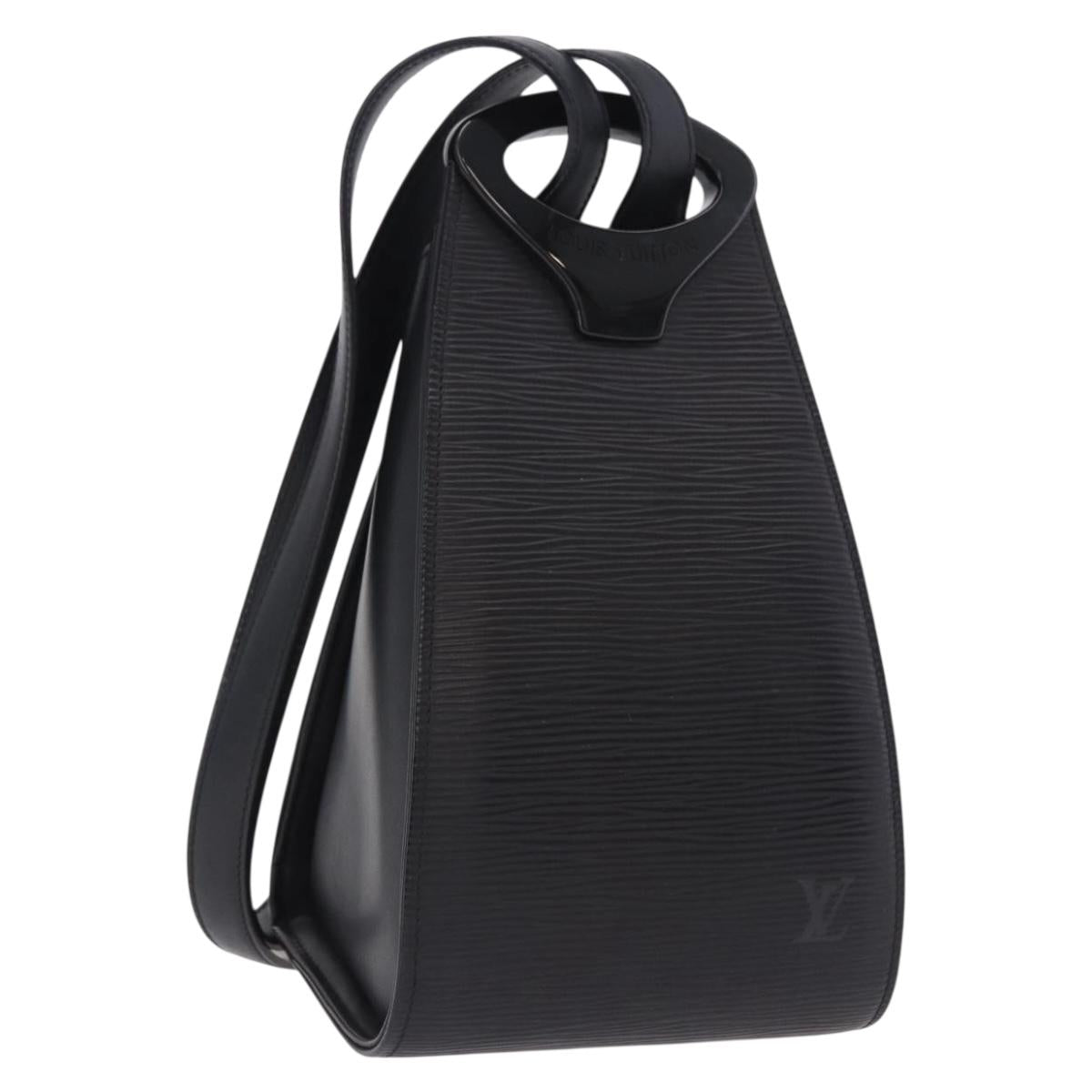 LOUIS VUITTON Epi Migny Shoulder Bag Black M52392 LV Auth 203300