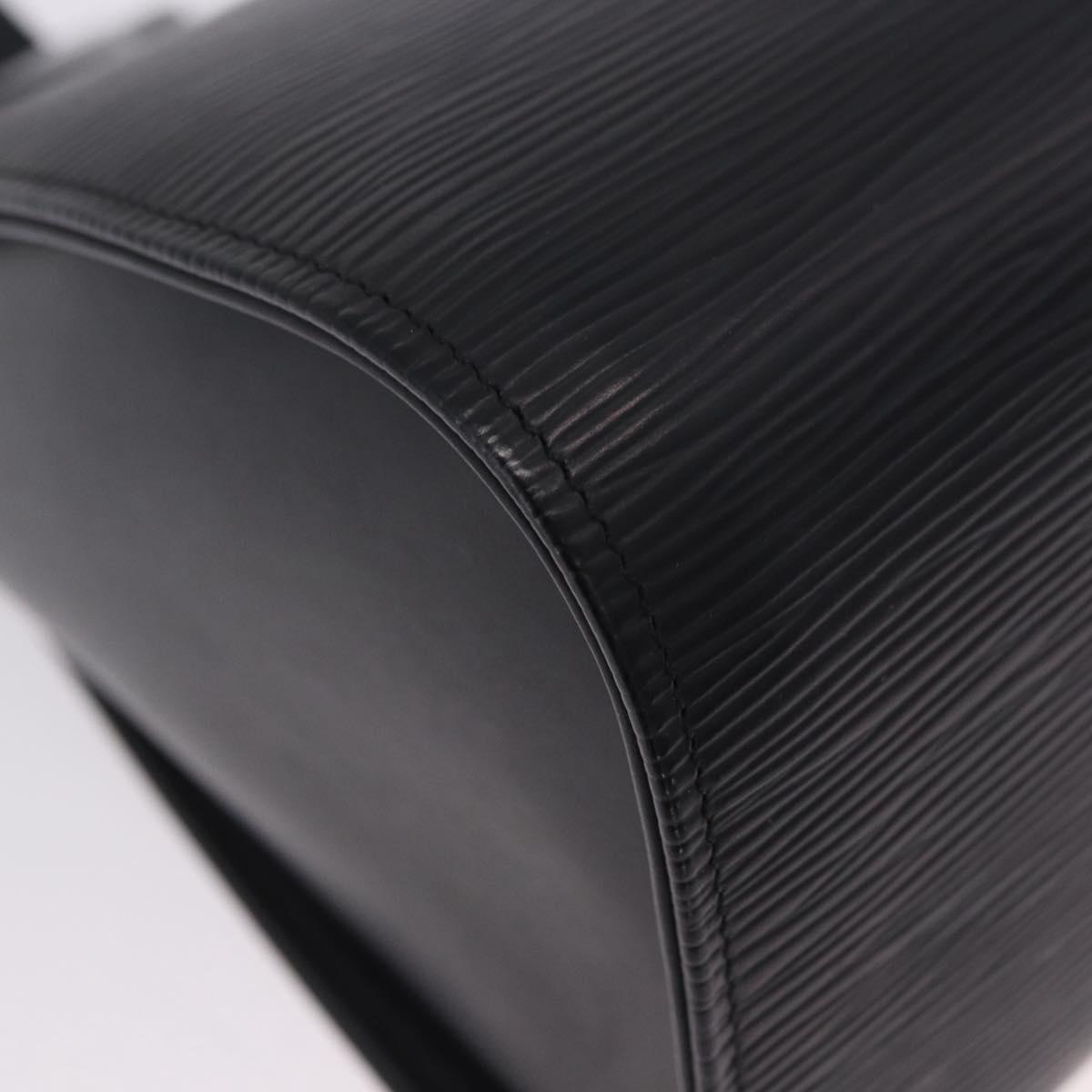 LOUIS VUITTON Epi Migny Shoulder Bag Black M52392 LV Auth 203300