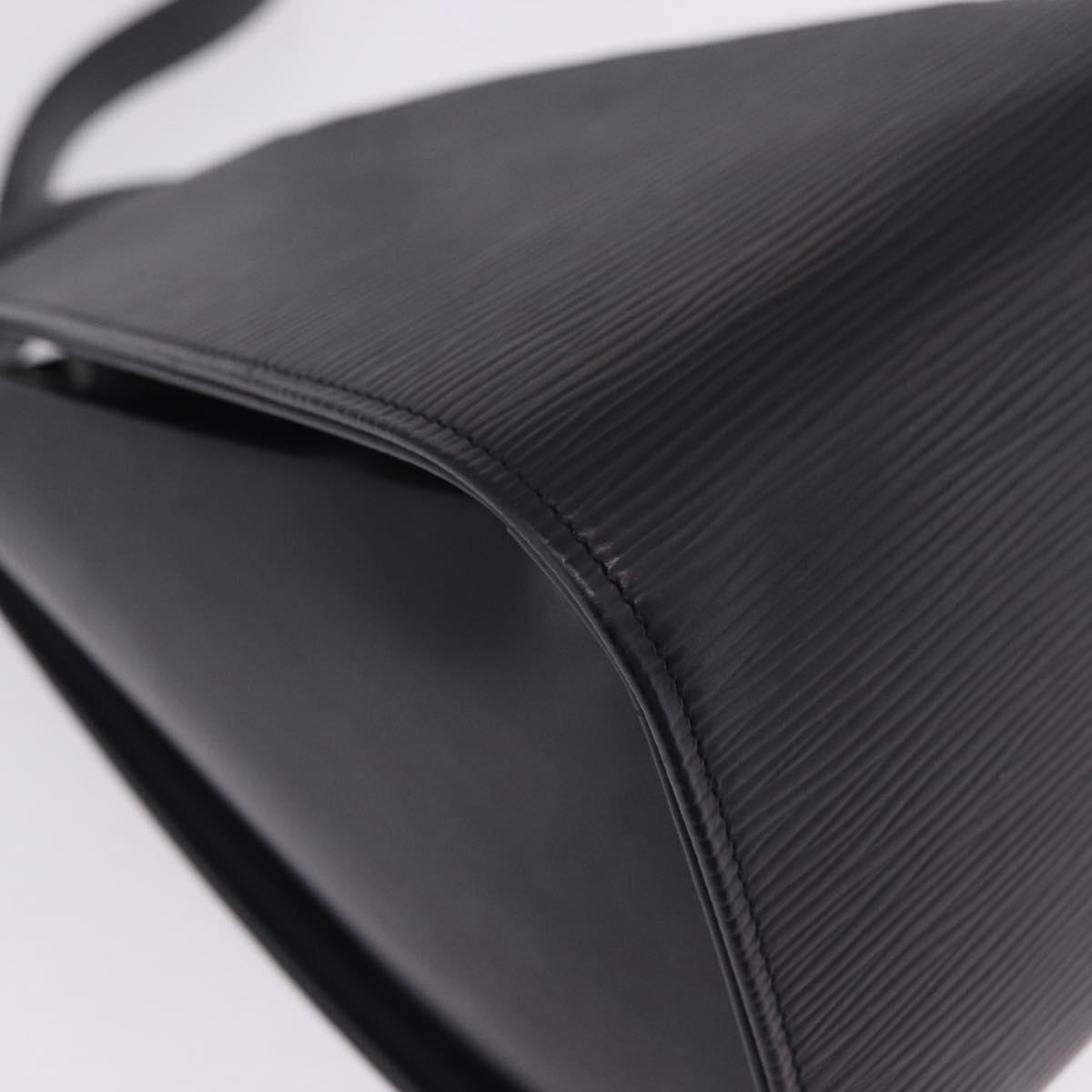 LOUIS VUITTON Epi Migny Shoulder Bag Black M52392 LV Auth 203300