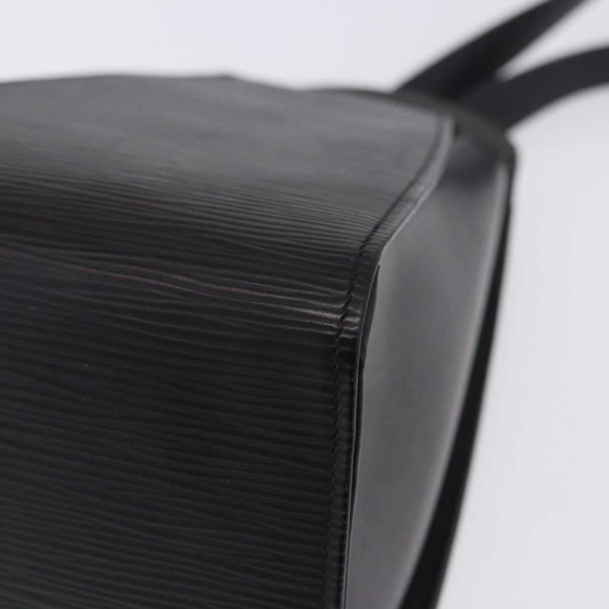 LOUIS VUITTON Epi Migny Shoulder Bag Black M52392 LV Auth 203300