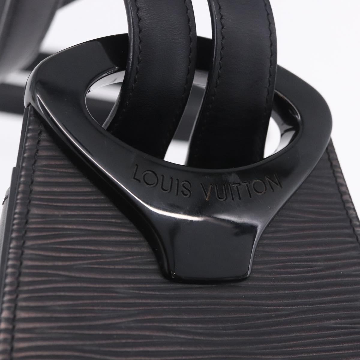 LOUIS VUITTON Epi Migny Shoulder Bag Black M52392 LV Auth 203300