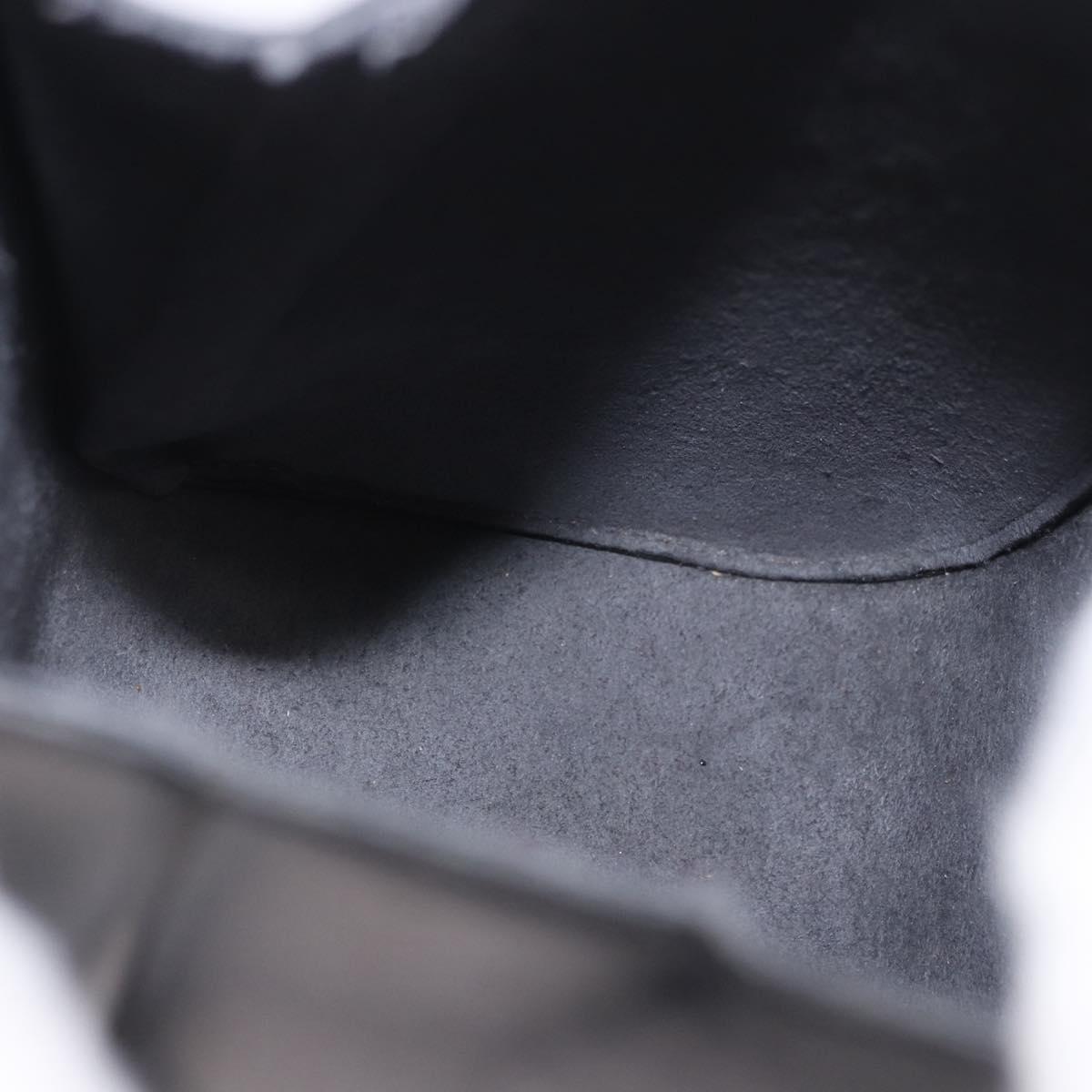 LOUIS VUITTON Epi Migny Shoulder Bag Black M52392 LV Auth 203300
