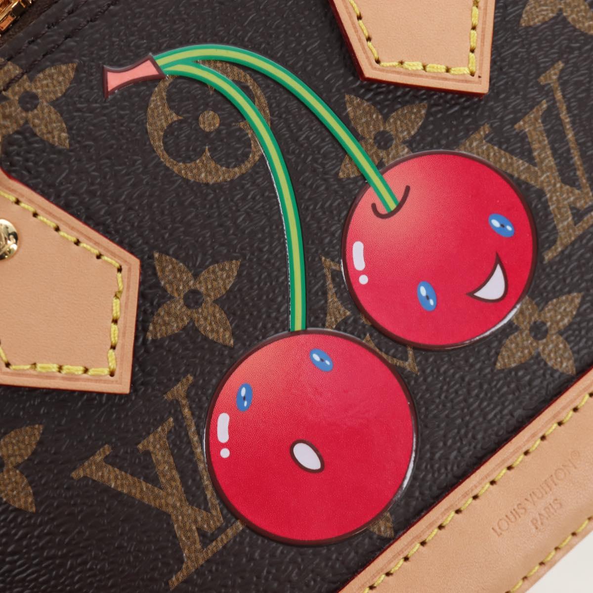 LOUIS VUITTON Monogram Cherry LVxYK Nano Alma Hand Bag M13416 LV Auth 203301SM