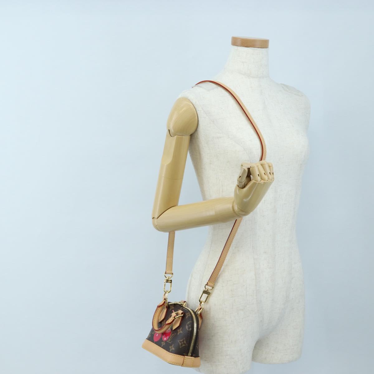 LOUIS VUITTON Monogram Cherry LVxYK Nano Alma Hand Bag M13416 LV Auth 203301SM