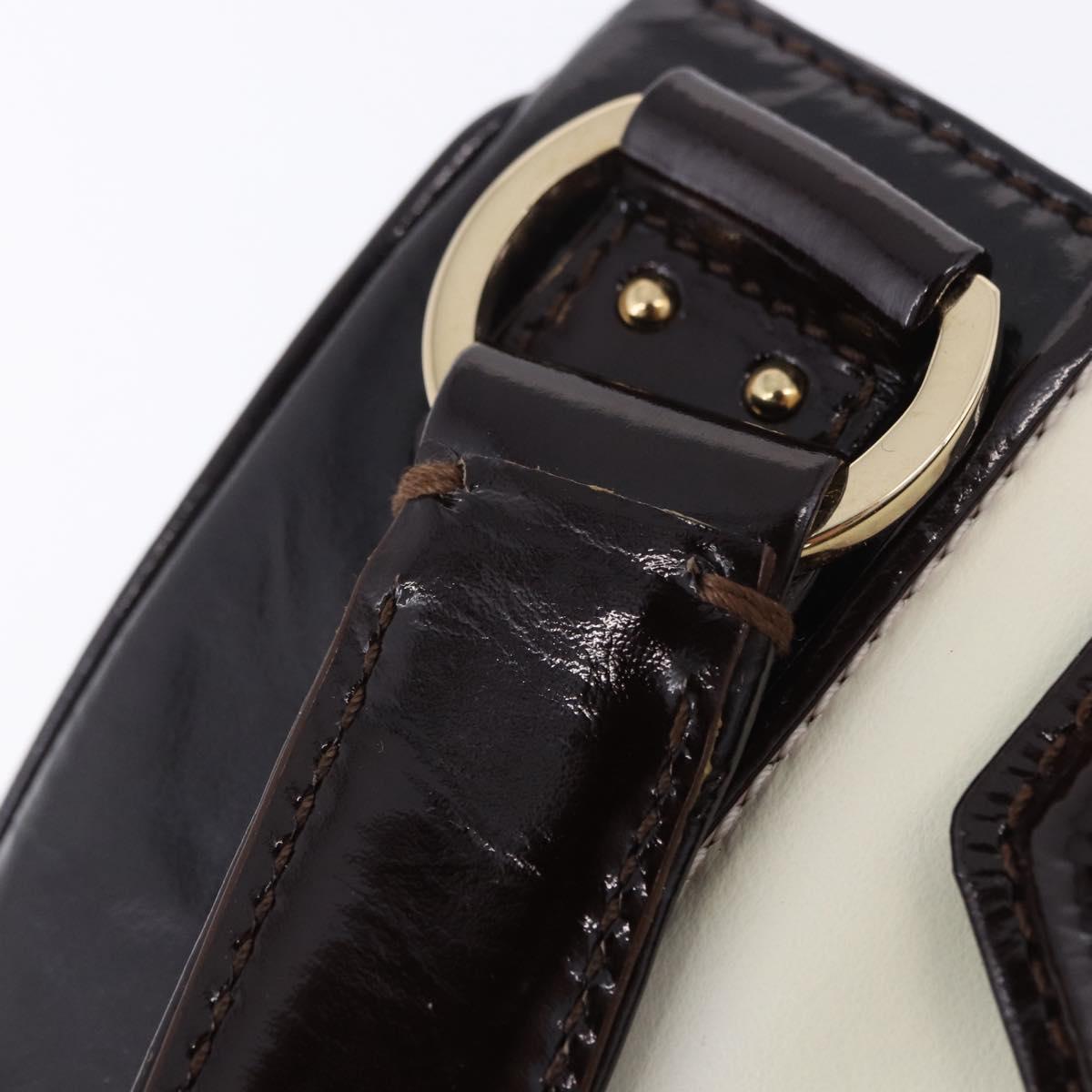 LOUIS VUITTON Cruise Line Sack Bicolour Bag Patent Leather LV Auth 203305V