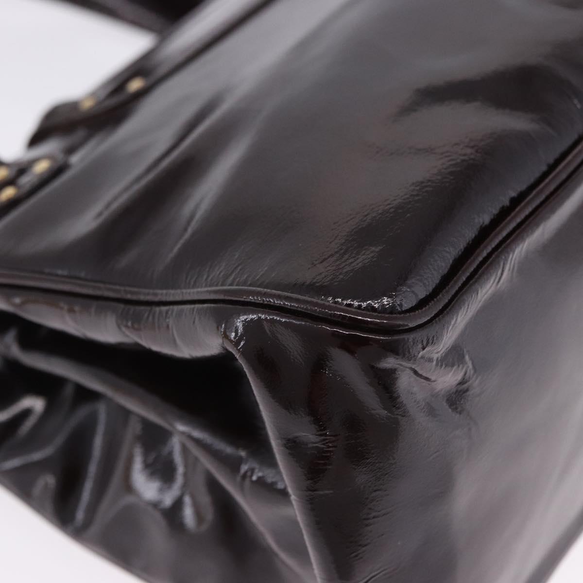 LOUIS VUITTON Cruise Line Sack Bicolour Bag Patent Leather LV Auth 203305V