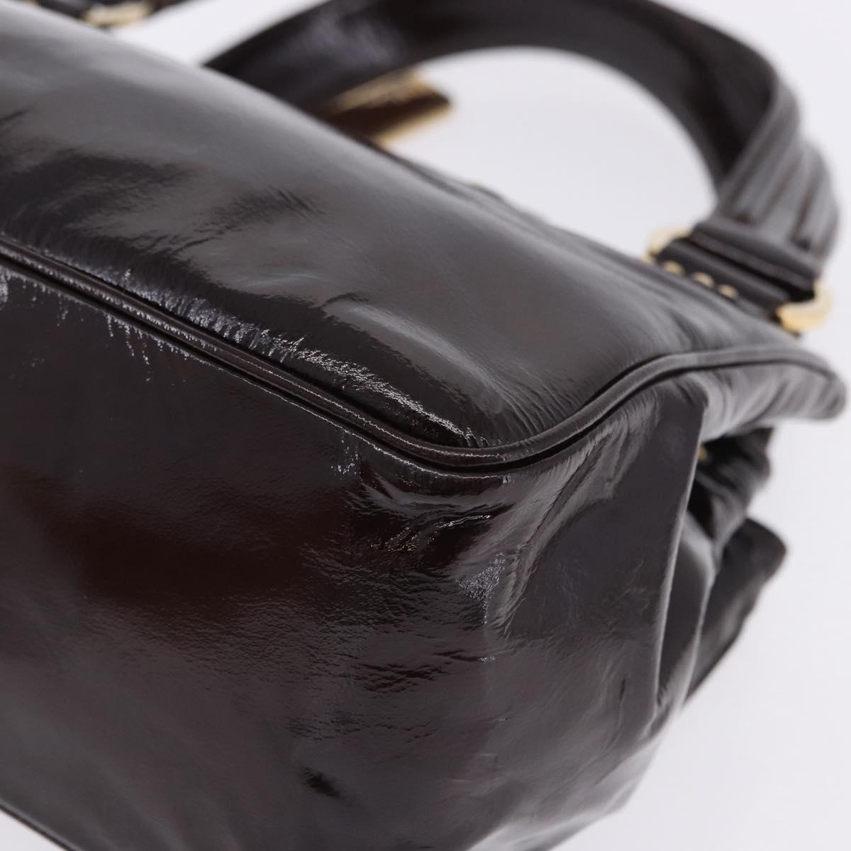 LOUIS VUITTON Cruise Line Sack Bicolour Bag Patent Leather LV Auth 203305V