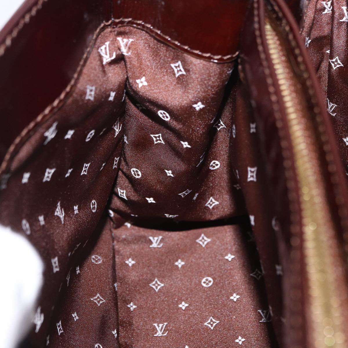 LOUIS VUITTON Cruise Line Sack Bicolour Bag Patent Leather LV Auth 203305V