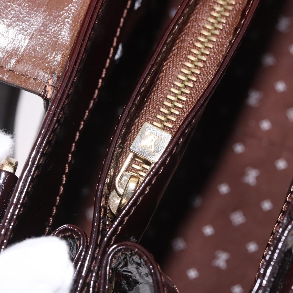 LOUIS VUITTON Cruise Line Sack Bicolour Bag Patent Leather LV Auth 203305V