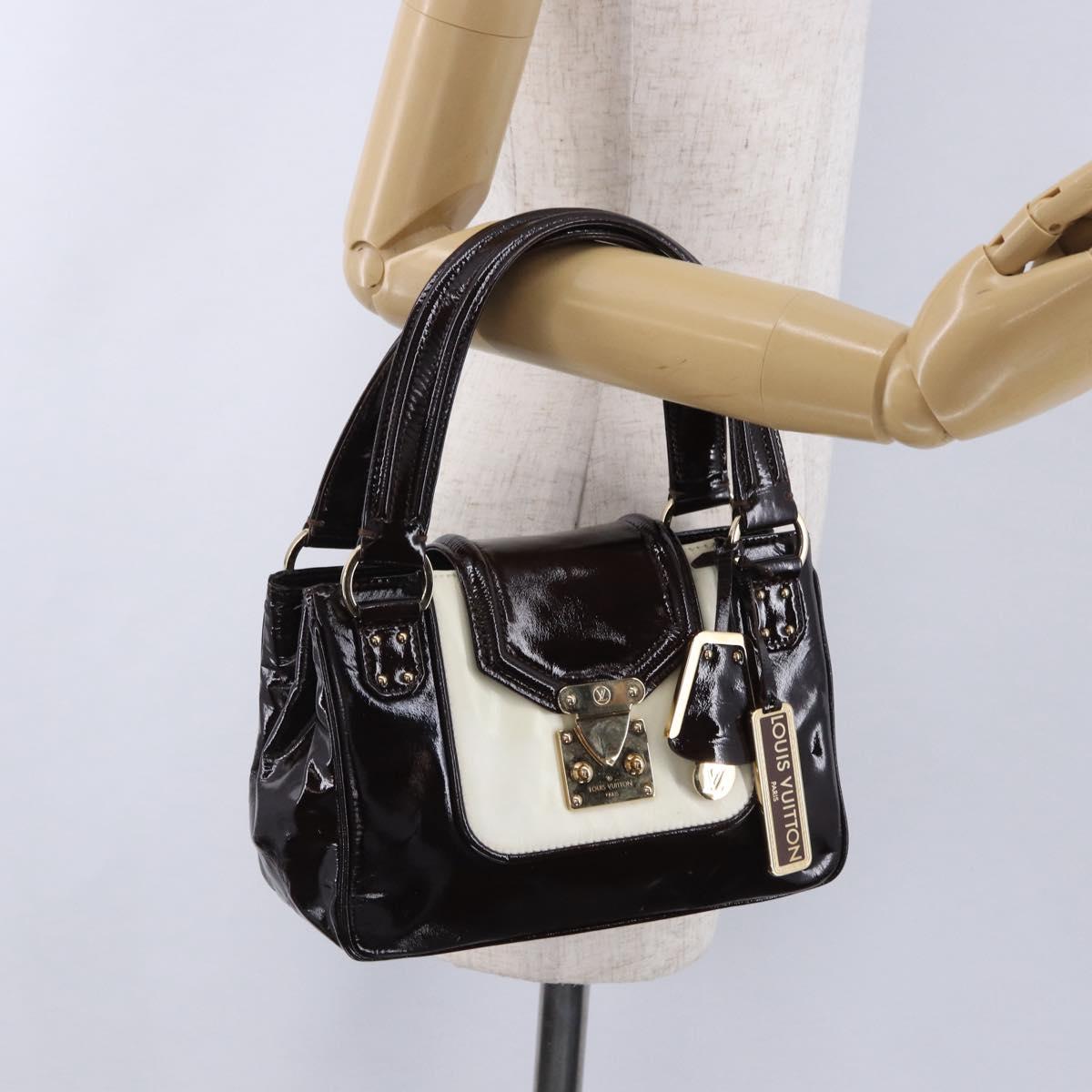 LOUIS VUITTON Cruise Line Sack Bicolour Bag Patent Leather LV Auth 203305V